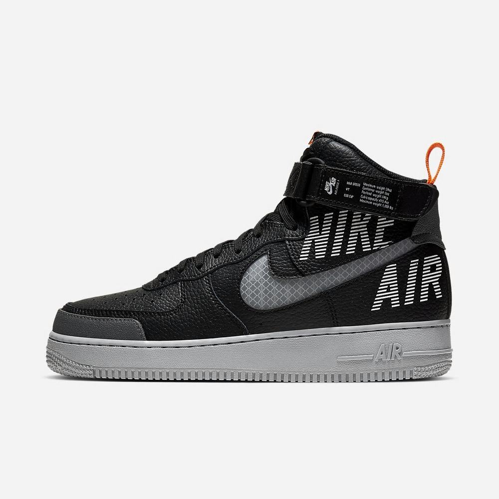 Sneakers Nike Air Force 1 High '07 LV8 2 Noir 4092-376 Black/Dark Grey/Total Orange/Wolf Grey Homme | AOO-33234067